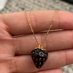 Kate Spade Picnic Perfect Strawberry Necklace